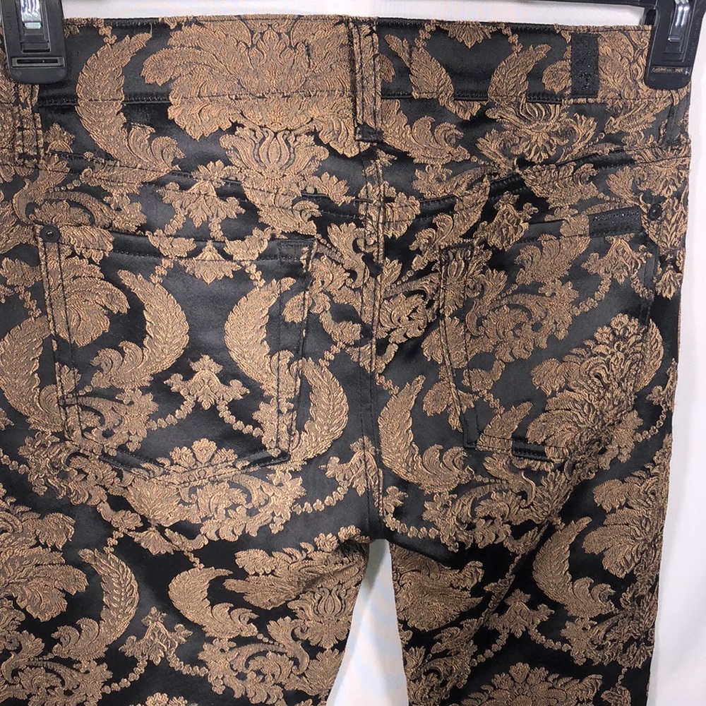NWOT Awesome Copper Textured  Skinny Jeans Low-Rise 26”/ S / 2-4 - Picture 4 of 8